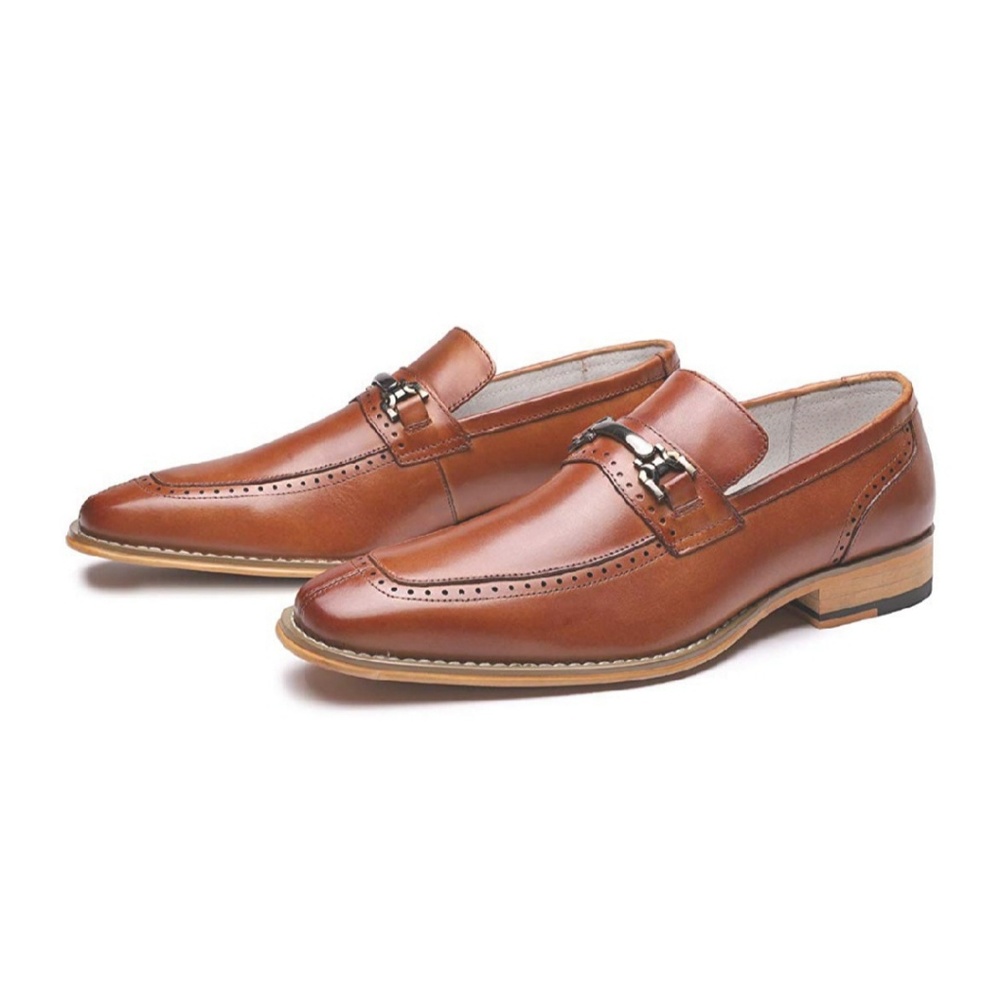 Men‘s Genuine Leather Oxford Business Dress Shoes - Picture 7 of 7